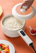 220V Multifunctional Electric Cooker Ceramic Pot for Students