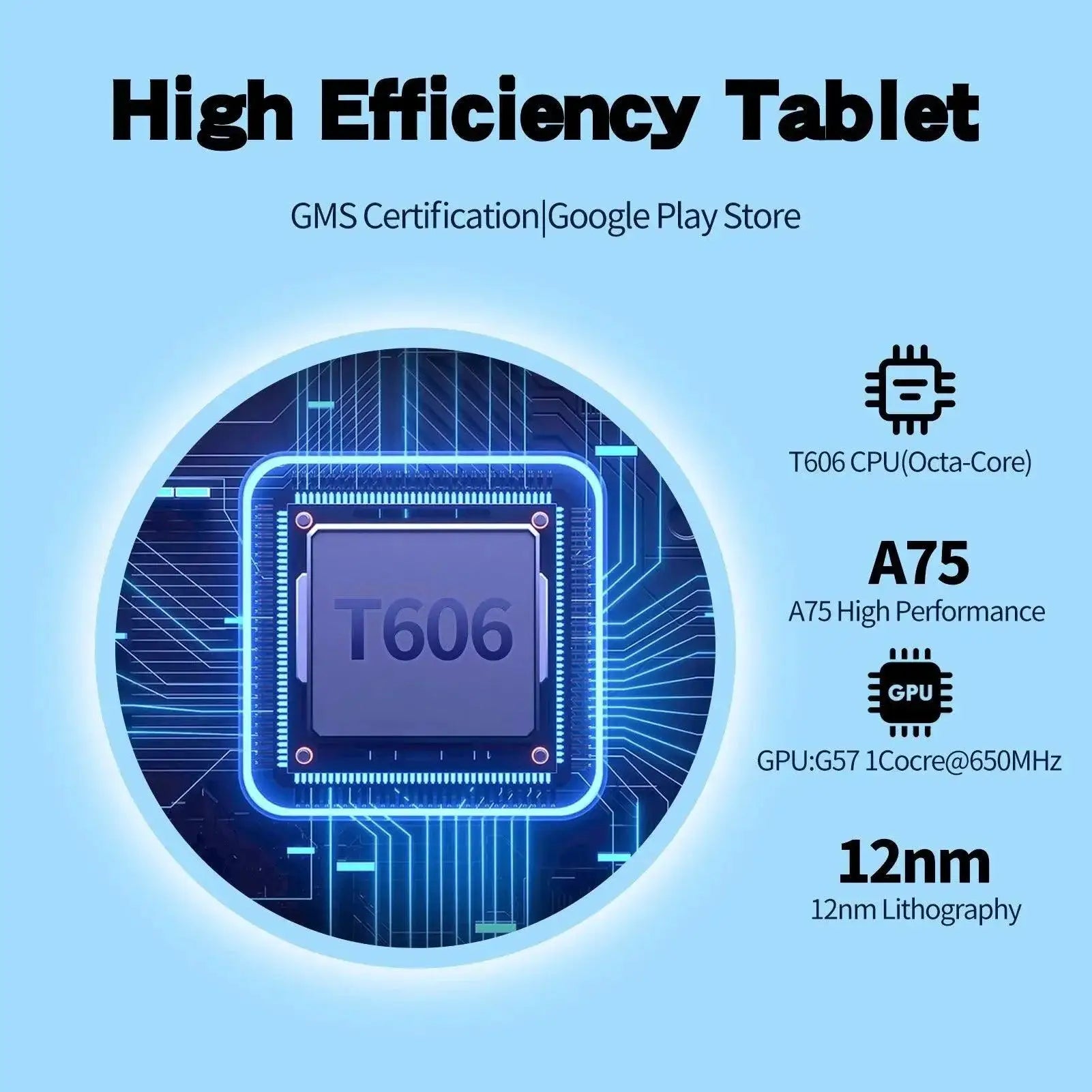 Vasoun 10.1 Inch Octa Core Android Tablet 128GB Dual SIM 4G