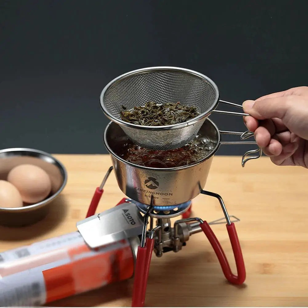 Portable 450ml Stainless Steel Sierra Bowl With Bag