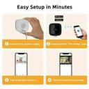 Clear Night Vision Window Camera for Parents Daily