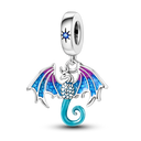 Silver Plated Charm Pet Unicorn