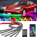 Car Underglow LED Light Kit RGB Dream Color with App Control for Night Glow
