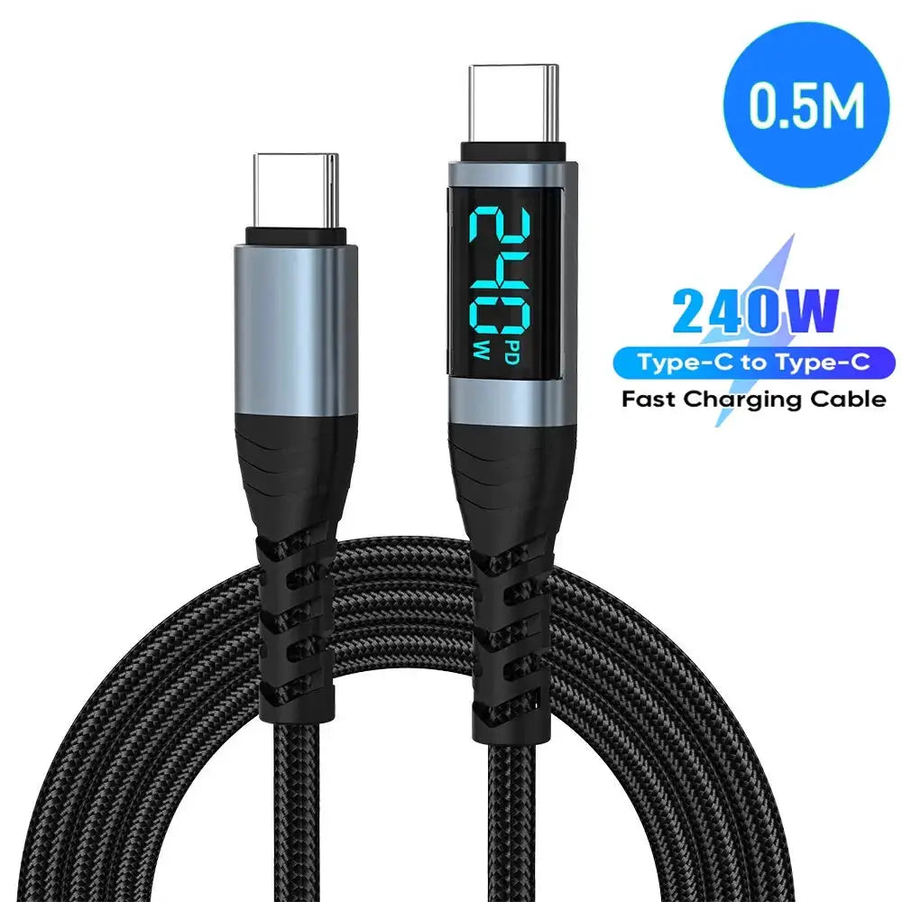 Braided Type C Fast Charge Cable — product view 8