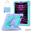 Kids Tablet Case Shockproof Rotation Handle Cover for iPad 9.7