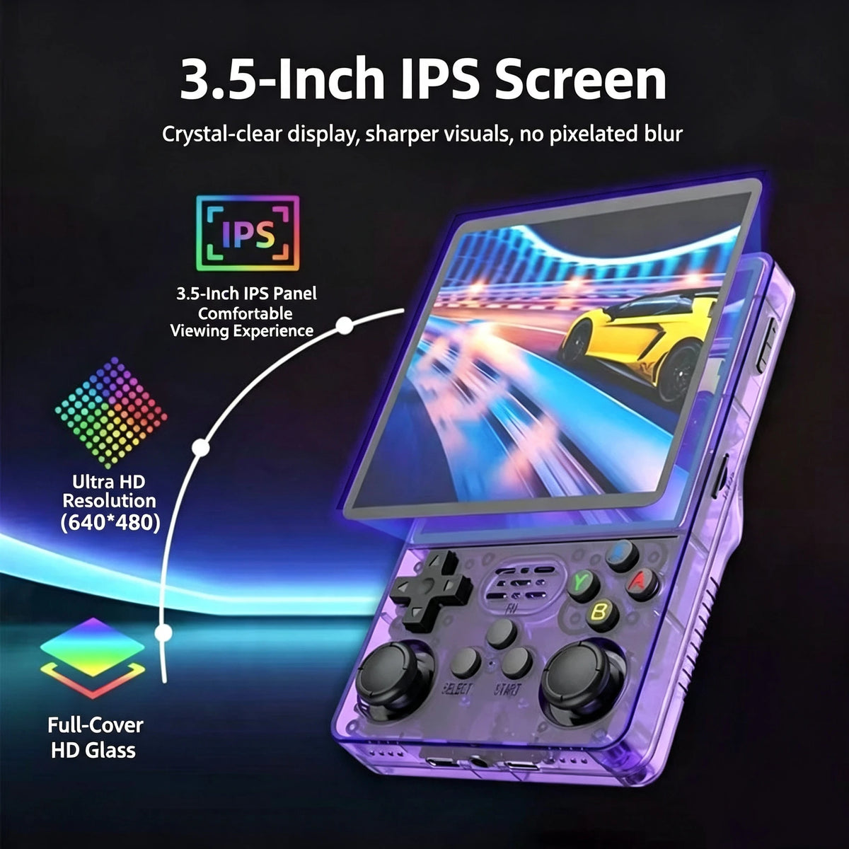 R36S Handheld Console 3.5-inch Long