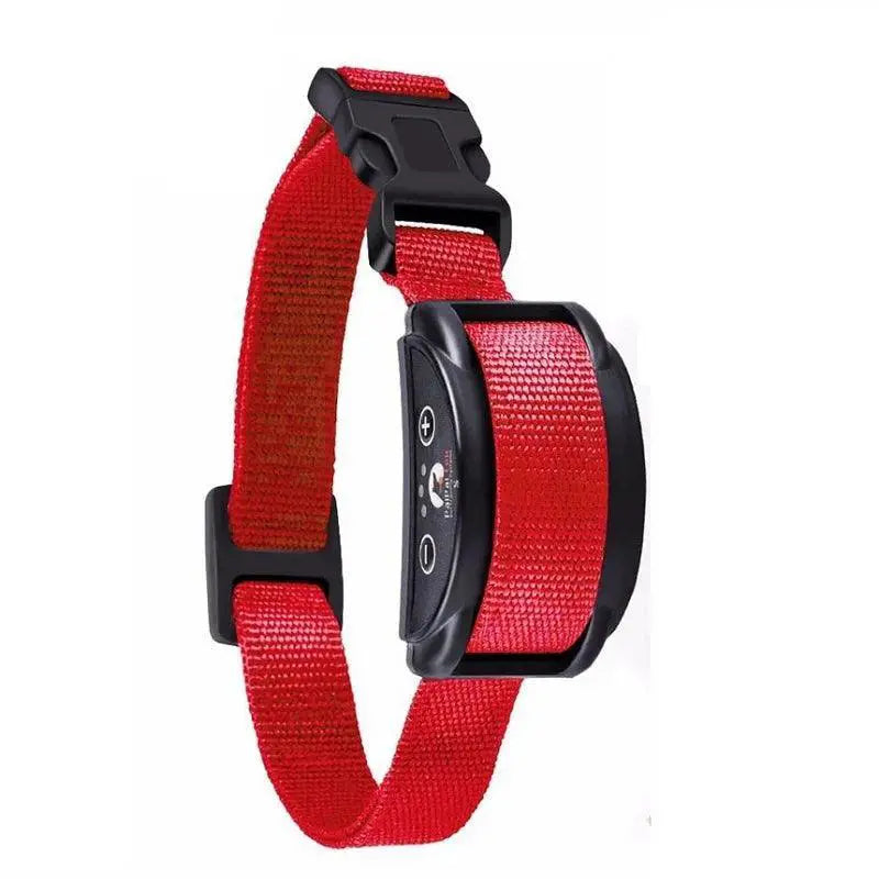 Dog Bark Collar - Humane Training — Red collar