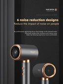 Professional Hair Dryer High Power Blue Light