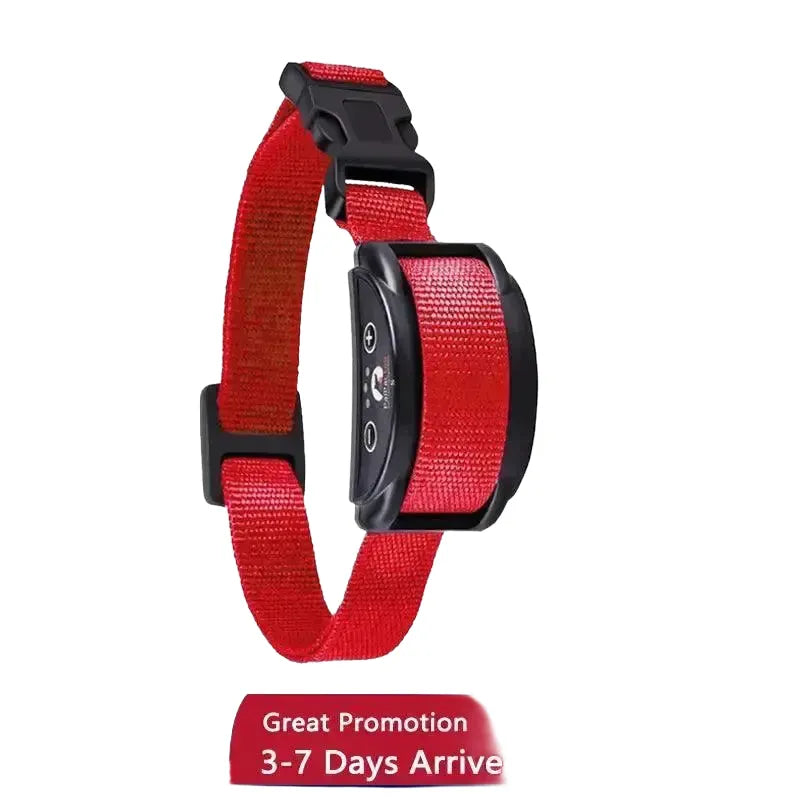Dog Bark Collar - Humane Training — Brown collar