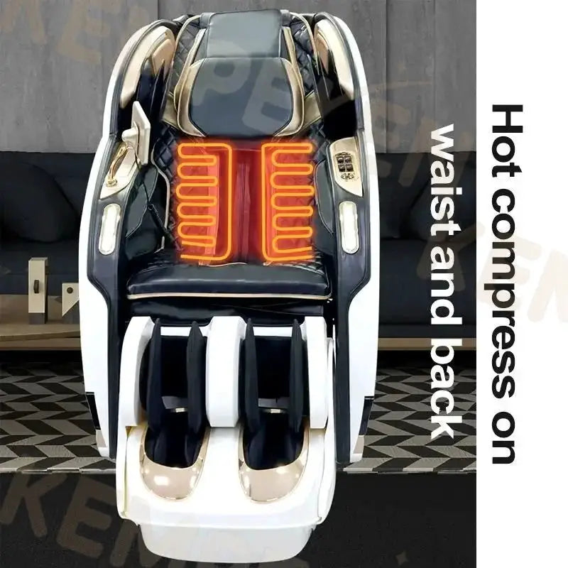 4D-MAX Full Body Massage Chair with 145cm SL Track, Zero Gravity, Airbag Massage & Foot Roller