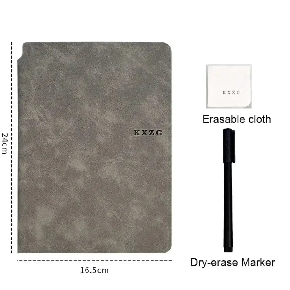 A5 Reusable Whiteboard Notebook Set With Whiteboard Pen