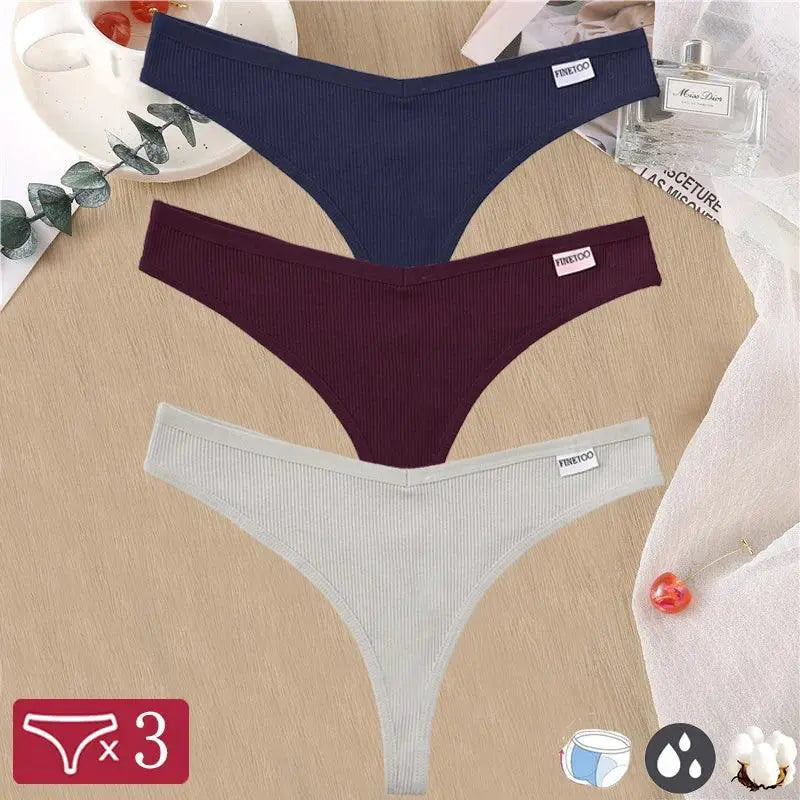 Soft Cotton Thong Set for Women — product view 13