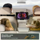Car Headrest Phone Mount - 360 Degree Rotation