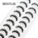 Glamorous Handmade 3D Mink Crisscross Eyelashes 10 Pairs