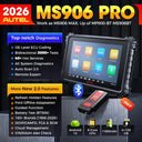 Autel MaxiSYS MS906PRO Scanner Bidirectional Diagnostic Tool, Same As MS906 MAX Diagnostic Scanner, 40+ Services, CAN-FD&DOIP