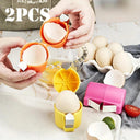 1/2pcs Handheld Egg Cracker Shell Opener Kitchen Gadget