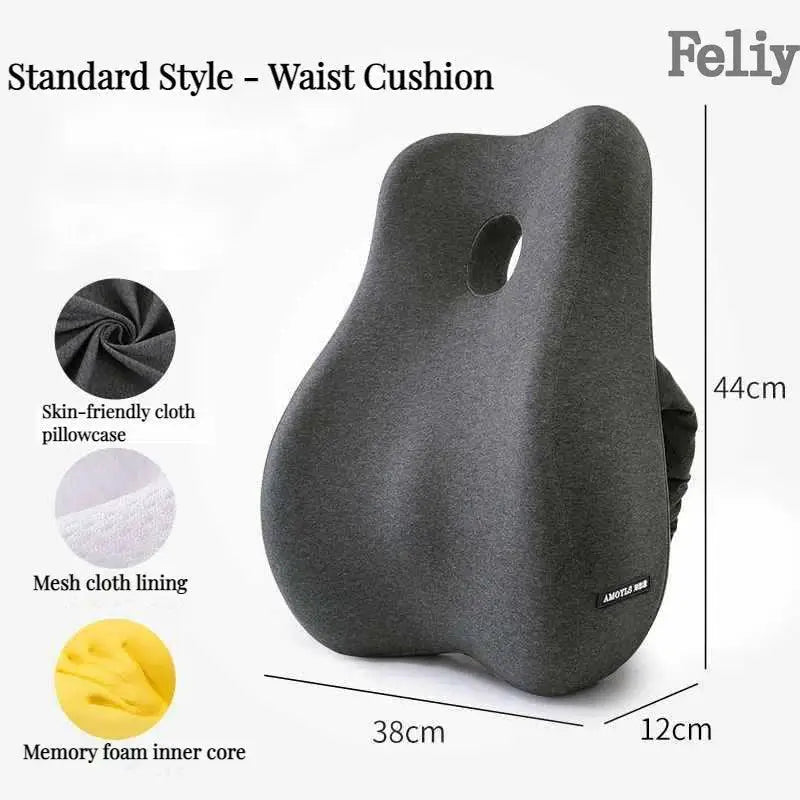 Orthopedic Memory Foam Seat Cushion Pain Relief Massage