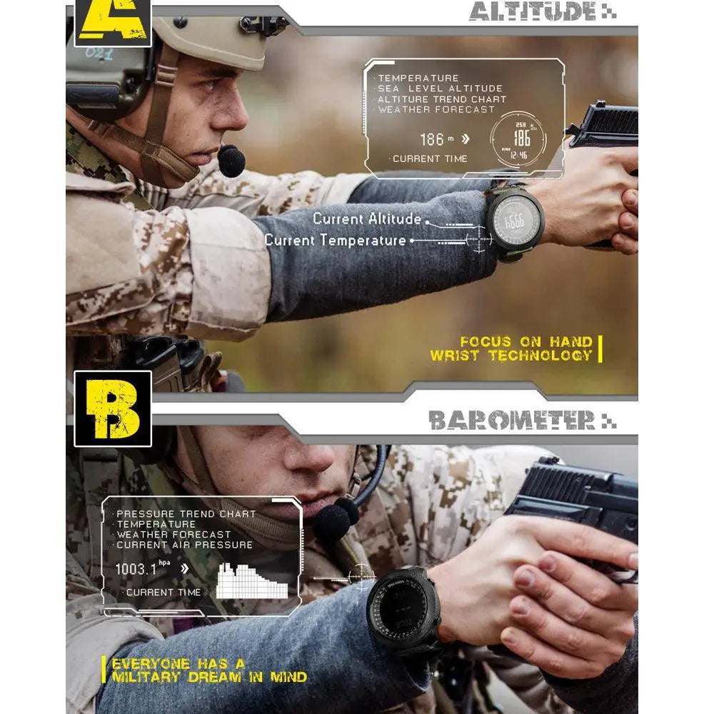 Adventure Companion NORTH EDGE Outdoors Sports Watch