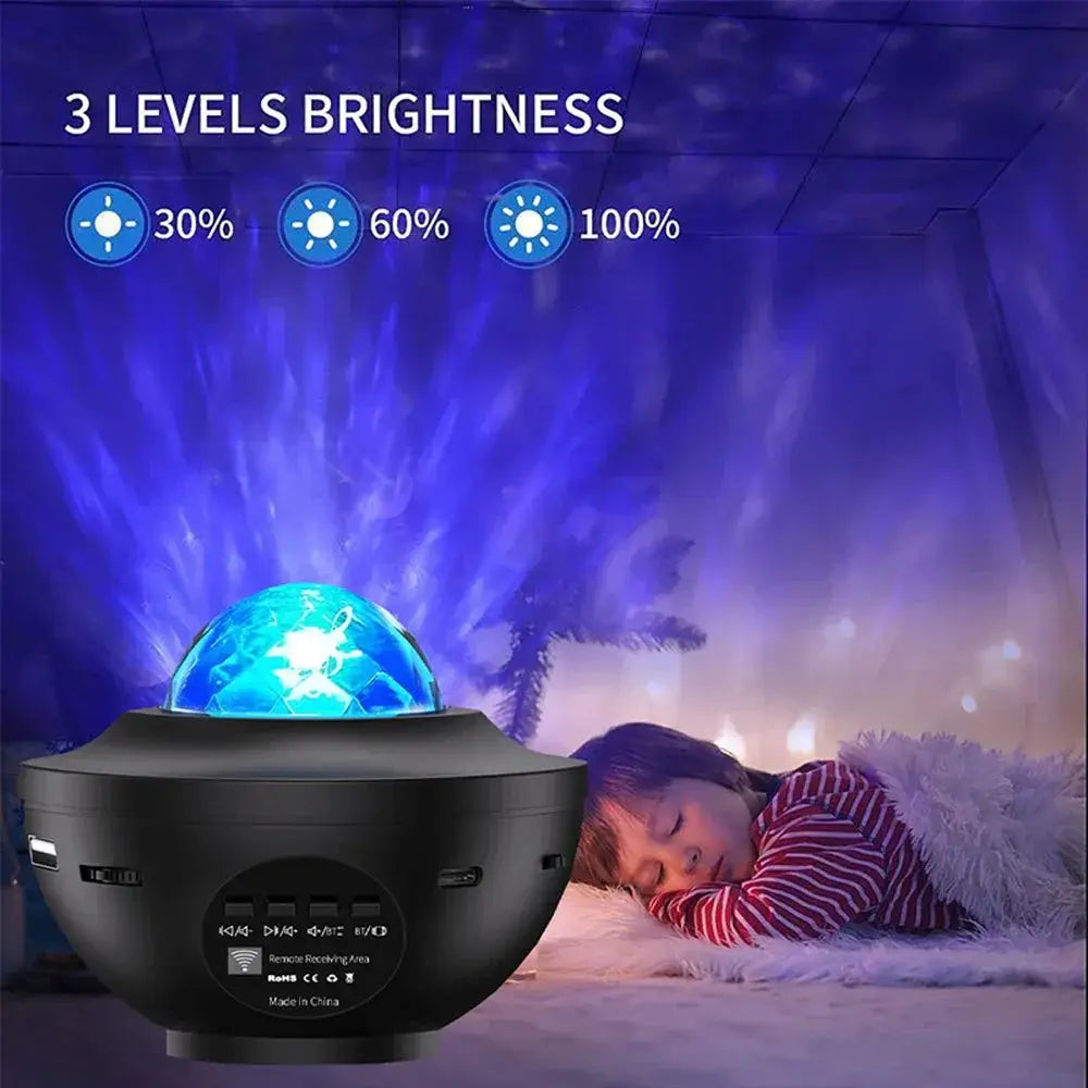 Galaxy Star Projector Bluetooth Night Light Speakers - OurLum.com