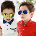 Trendy UV400 Retro Kids Sunglasses for Boys and Girls