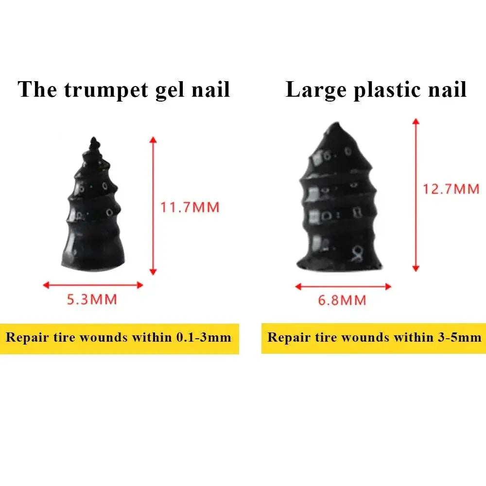 Car Tire Repair Nail Set Universal Vehicle Puncture Tool Kit