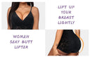 Lace Bodysuit with Tummy Control & Built-in Bra Slimming