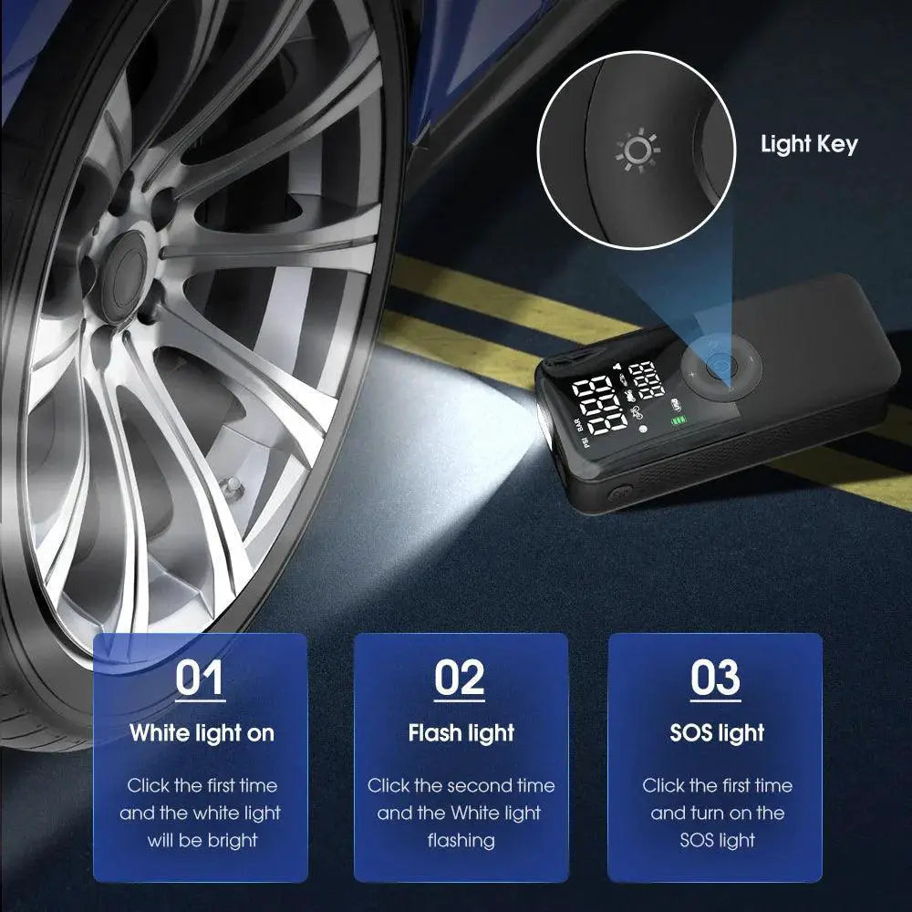 Wireless Tire Air Injector Fast Inflation Compressor
