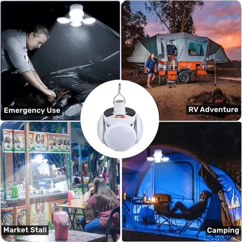 Solar Portable LED Search Torch Illuminate Outdoors Anywhere