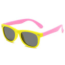 Trendy UV400 Kids Sunglasses for Boys and Girls Durable Silicone Goggles