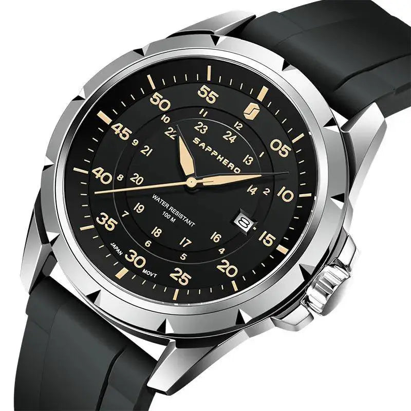 Luxury Waterproof Quartz Wristwatch For Timeless Elegance
