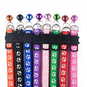 Adjustable Personalized Nylon Cat Collar with Bell and Tag