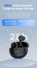 Realfit F2 Pro ANC Active Noise Cancellation Wireless Earbuds
