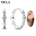 Maula Earring Sterling Silver Sparkling