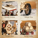 Robotime Steam Locomotive 3D Wooden Model Kit