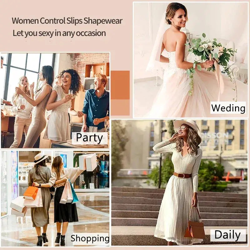 Seamless Tummy Control Shapewear Slip For Women Essential