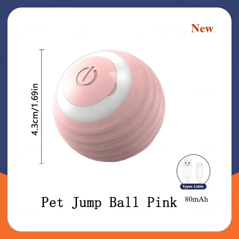 Automatic Moving Cat Toy Interactive Ball Rechargeable