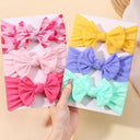 Vibrant Bowknot Hairband Trendy Kids Accessory for Outings
