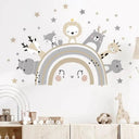 Removable Nordic Animal Decals for Kids