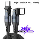 TypeC Cable Bend Fast Charge