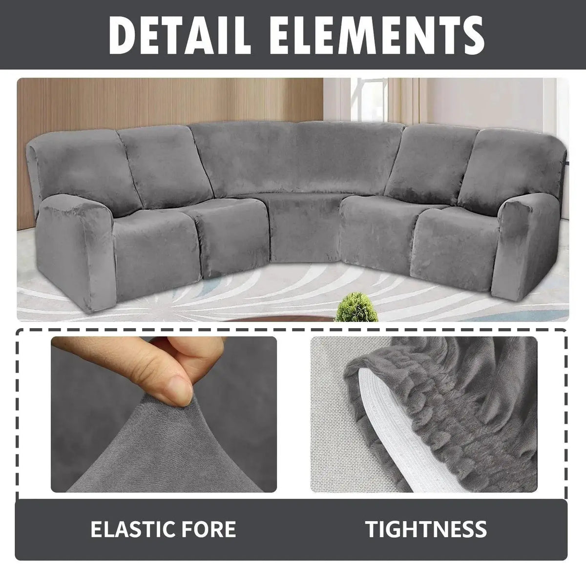 Spill Safe Recliner Cover for Family — product view 20