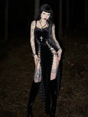 Velvet Gothic Maxi Dress For Women Today