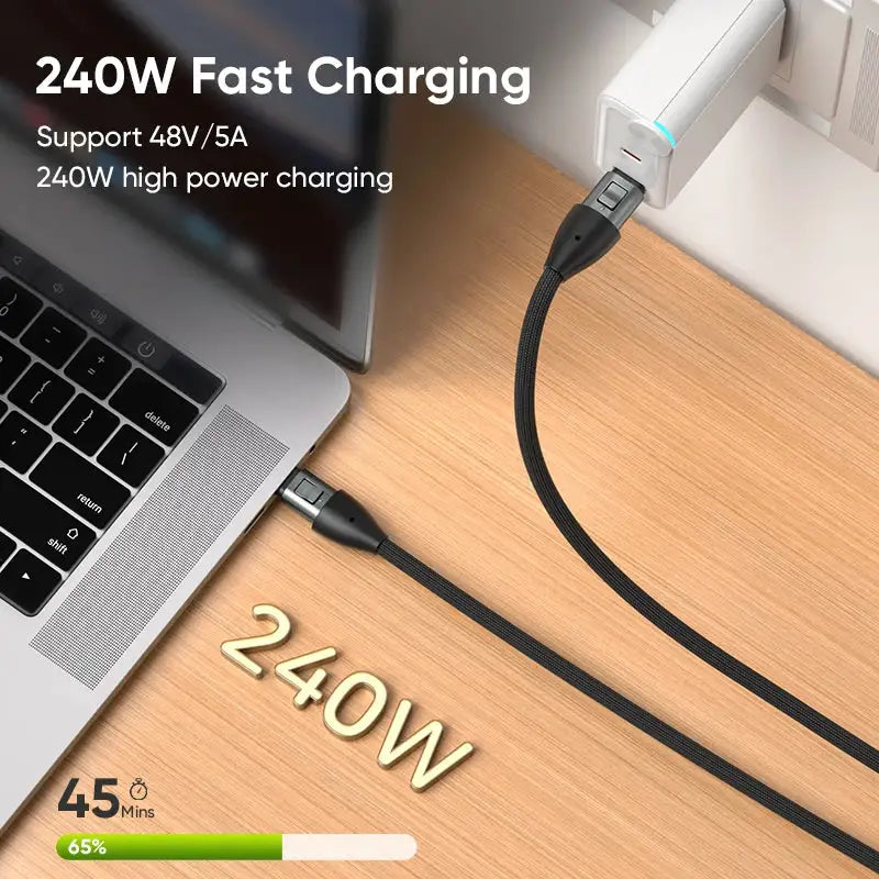USB C Cable - Braided Fast Charge — product view 3