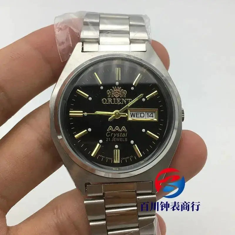 Orient Double Lions Chronograph Mens Watch Elegant Timepiece