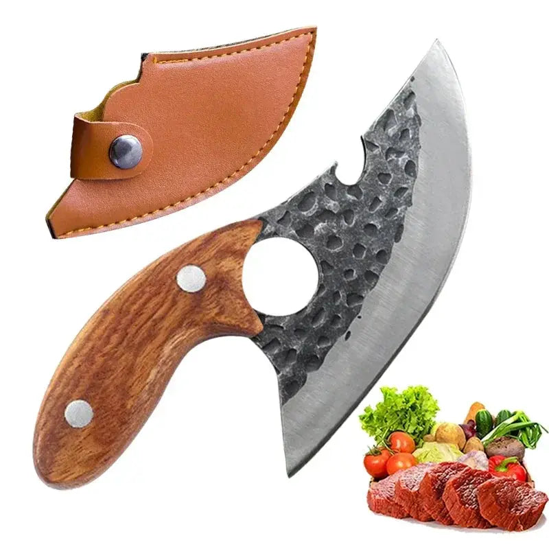 Hand Forged Stainless Steel Boning Knife Bottle Opener - OurLum.com