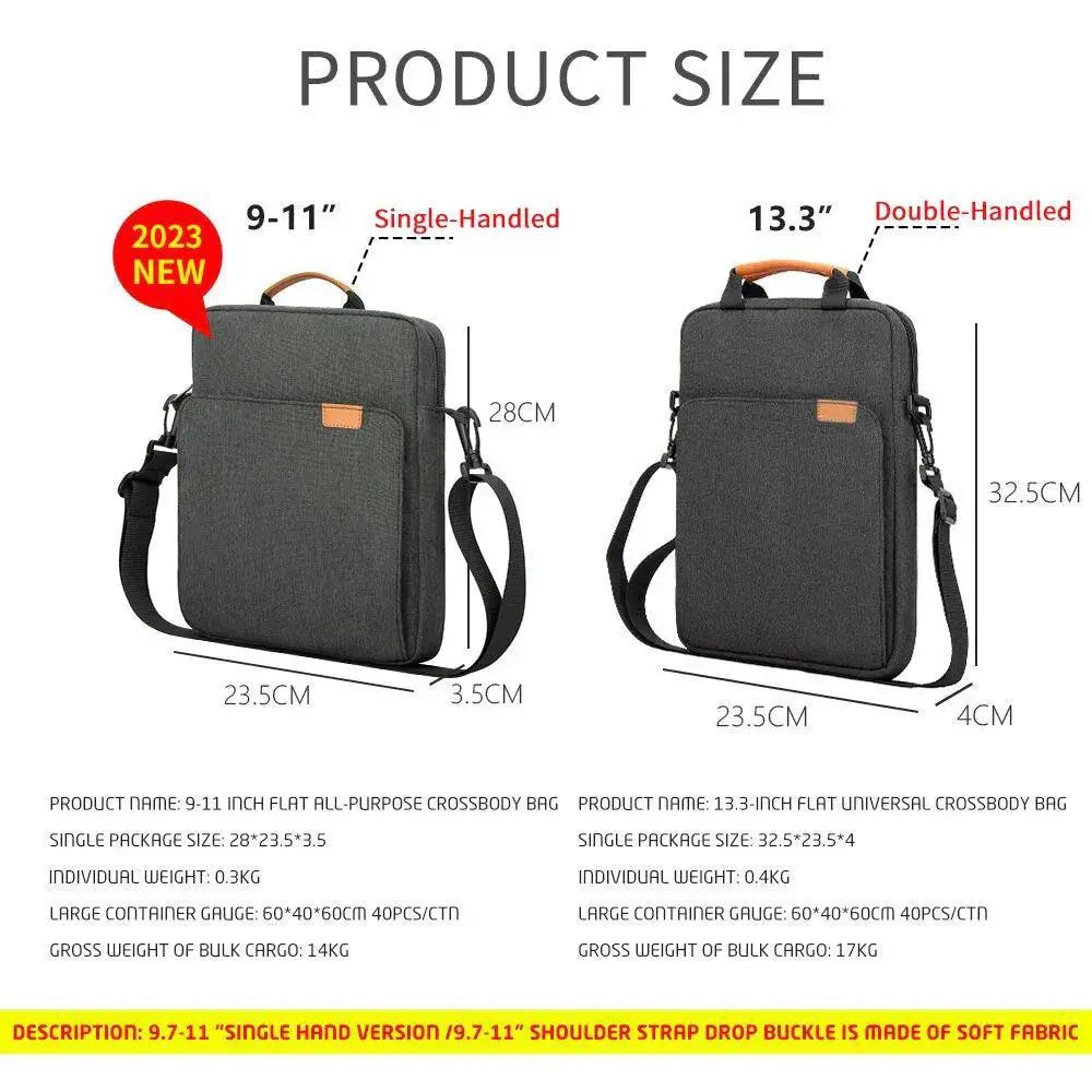 Tablet Sleeve Bag Waterproof Case For iPad Air Pro