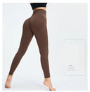 Nude Yoga Pants for Women High Waist Seamless Hip Lifting Fitness Design
