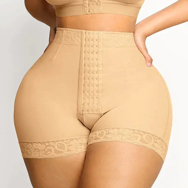 Lace Butt Lifter Shapewear Shorts For Hourglass Figure