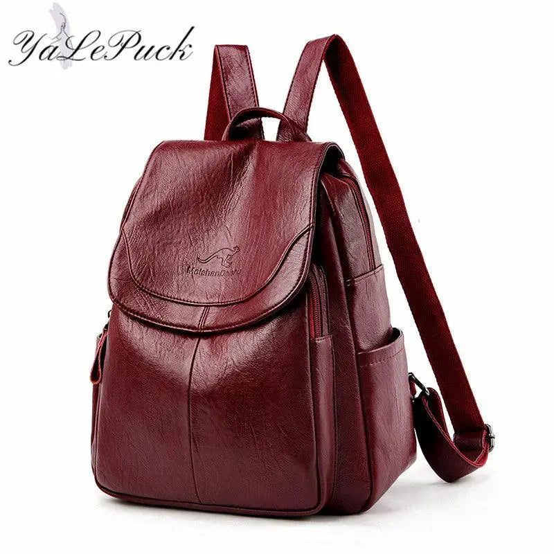 Luxury Brand Women Backpack High Quality Leather Bags