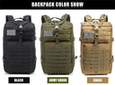 Rugged 50L Tactical Backpack for Hiking