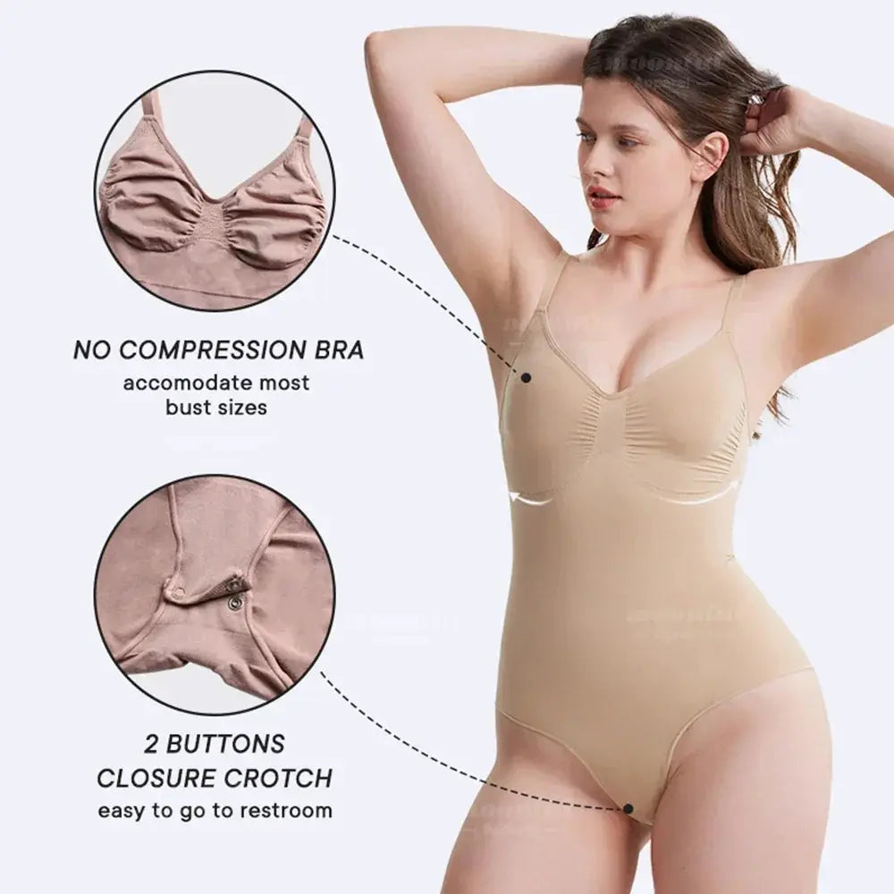 High Elastic Bodysuit Shapewear For Women Tummy Control