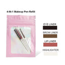 New 4 In 1 Eyebrow Pencil Lip Liner Highlighter Pen